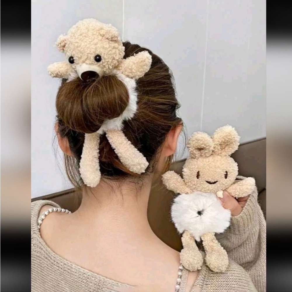NEW Plush Hair Scrunchie/Bracelet - Choose 1 at Checkout